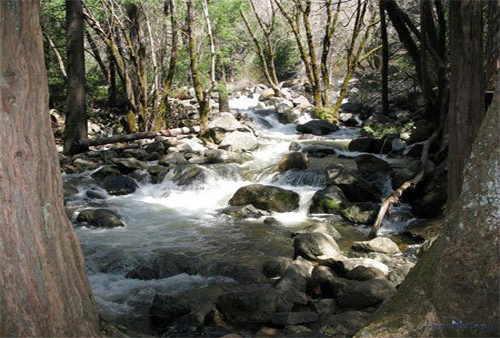 Thượng nguồn của sông Merced bắt nguồn từ Công viên Yosemite.