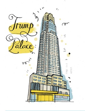 Tòa nhà của tỷ phú Donald Trump trên phố 69.