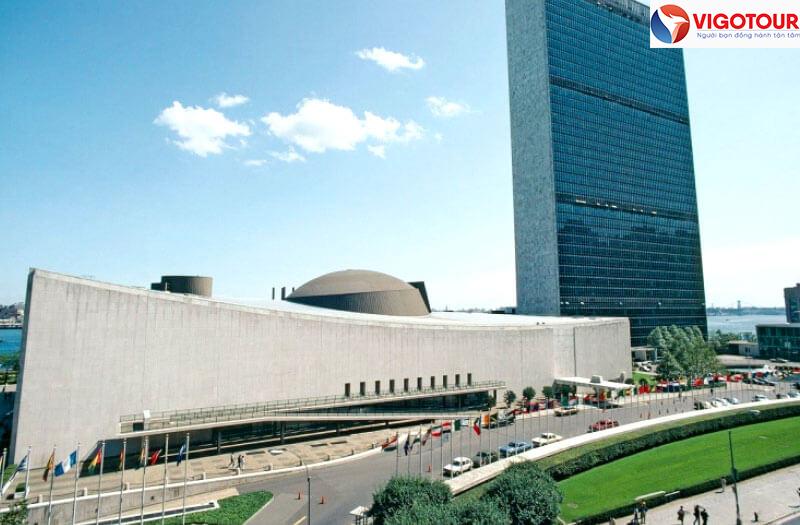 Toàn cảnh Trụ sở Liên hợp quốc.