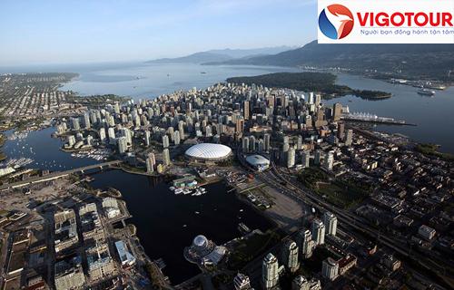 Vancouver nằm trên Thái Bình Dương, nơi có khí hậu ôn hòa.
