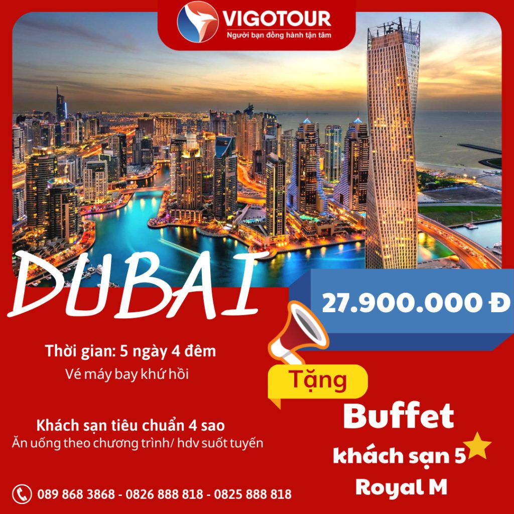 Tour Du Lịch Các Tiểu Vương Quốc Ả Rập Thống Nhất - Dubai
