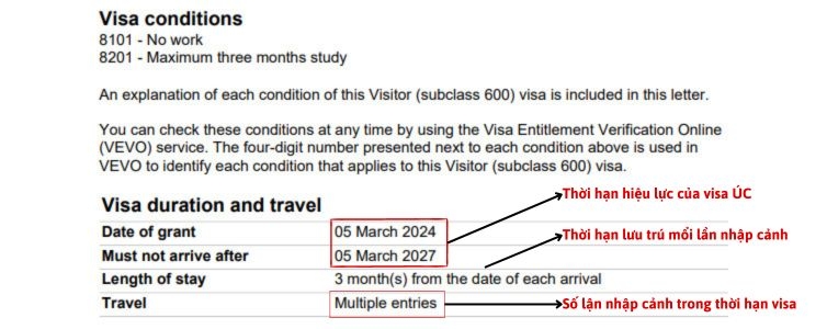 visa úc 600