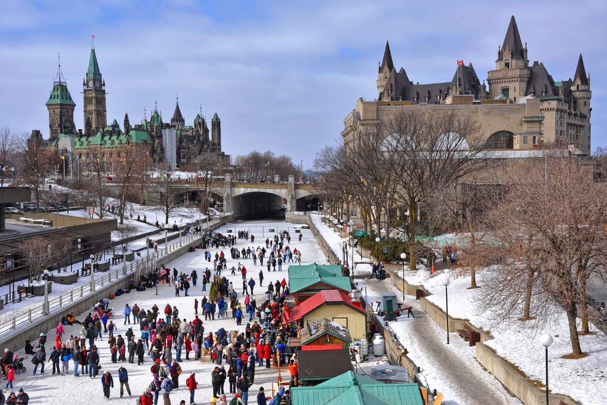 mùa đông tuyệt vời tại Canada