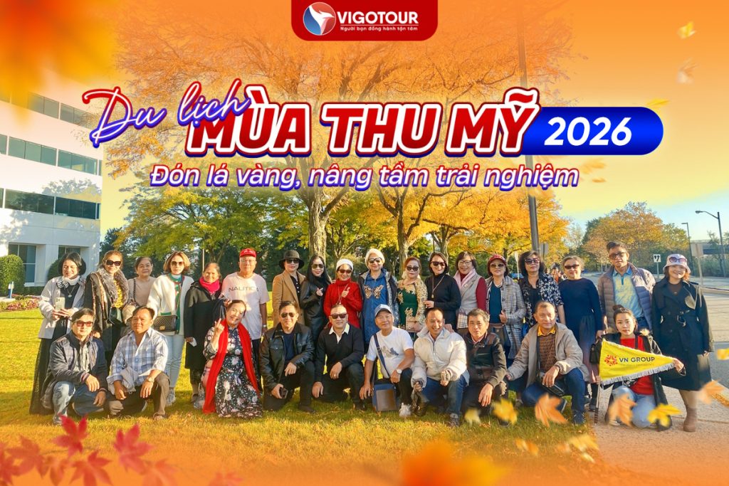 tour mùa thu Mỹ
