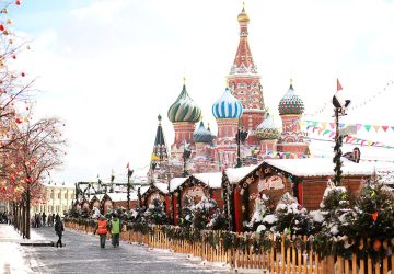 Hình ảnh du lịch Nga minh họa cho hành trình Moscow và Saint Petersburg